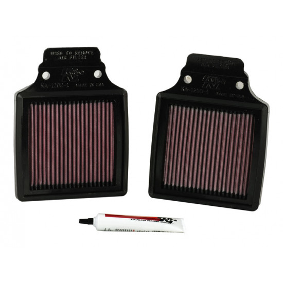 K&N Air Filter for KAWASAKI ZX12R NINJA 00-06 (2 PER BOX) (KA-1299-1) K&N Air Filter for KAWASAKI ZX12R NINJA 00-06 (2 PER BOX) (KA-1299-1)