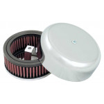 K&N Air Filter for HARLEY DAVIDSON BENDIX-TILLOTSON 6 inchOD, 2 inchH (RT-320B)