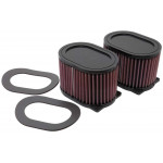 K&N Air Filter for YAMAHA XVZ1300 ROYAL STAR VENTURE 99-10 (2 PER BOX) (YA-1399)