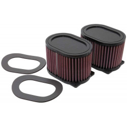 K&N Air Filter for YAMAHA XVZ1300 ROYAL STAR VENTURE 99-10 (2 PER BOX) (YA-1399)