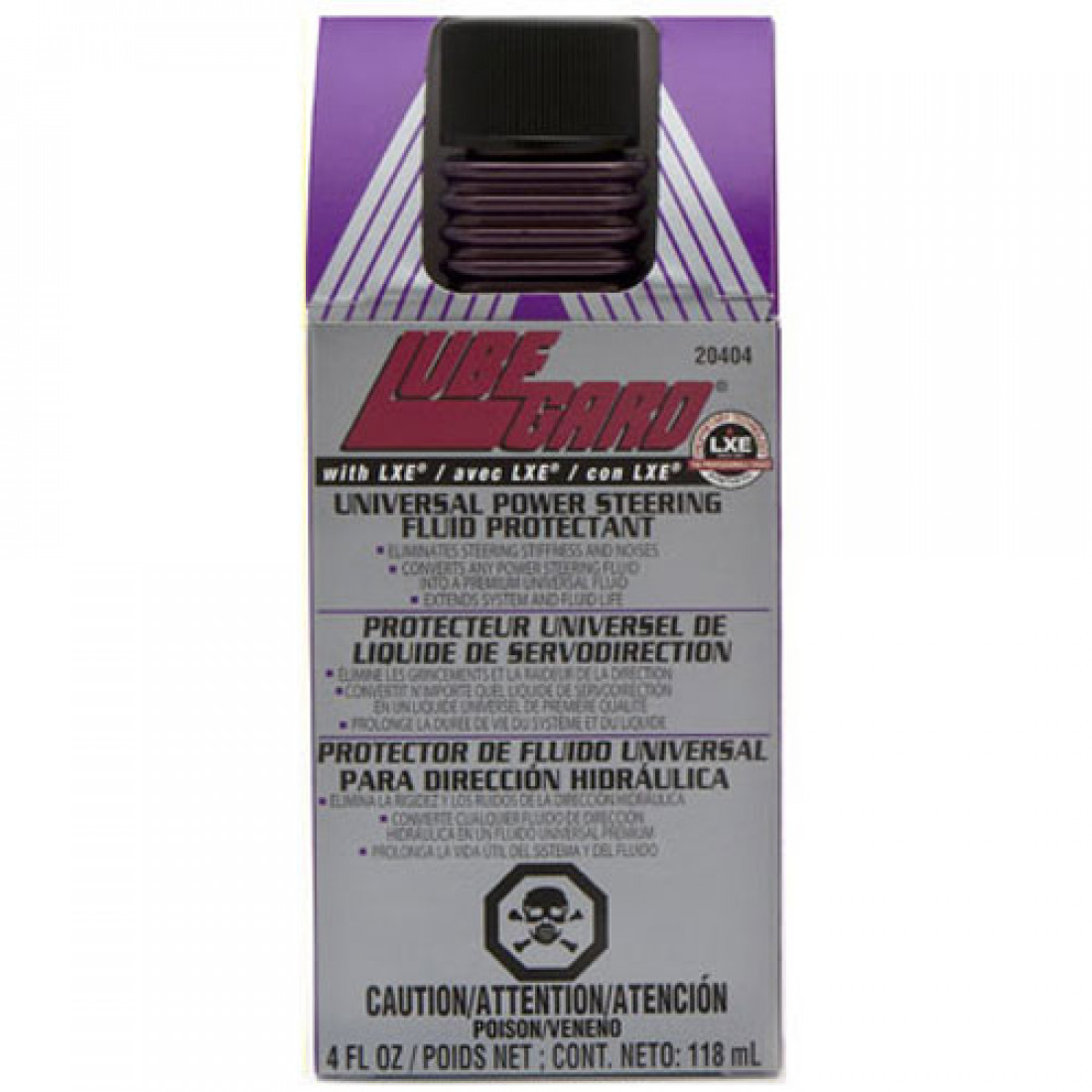 LUBEGARD Power Steering Fluid Protectant with LXEÂ® Technology 4 FL OZ / 118mL