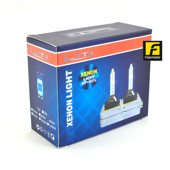 LUMI D3 HID Xenon Up to 50% More Brightness 6000K Automotive Head Lights Lamp - 1 Pair LUMI D3 HID Xenon Up to 50% More Brightness 6000K Automotive Head Lights Lamp - 1 Pair
