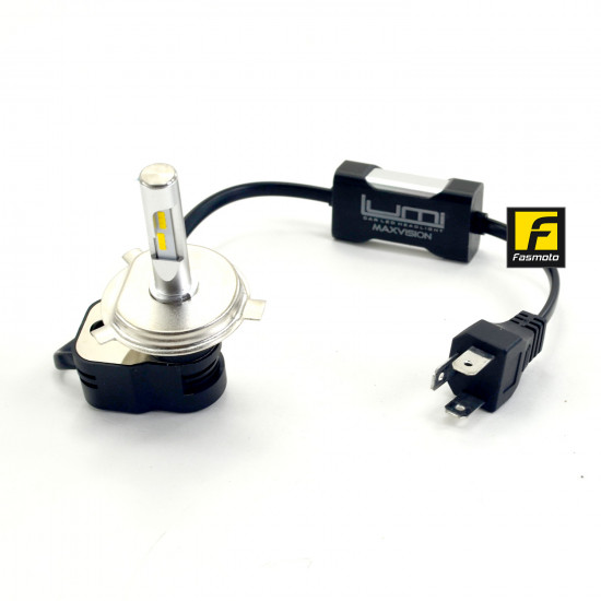 LUMI Max Vision H4 4300K Automotive Head Light LED Lamp - 1 Pair LUMI Max Vision H4 4300K Automotive Head Light LED Lamp - 1 Pair