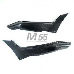 M55 Ducati Multistrada 1200s Carbon Fiber Underseat Side Strips - 2 pcs Glossy
