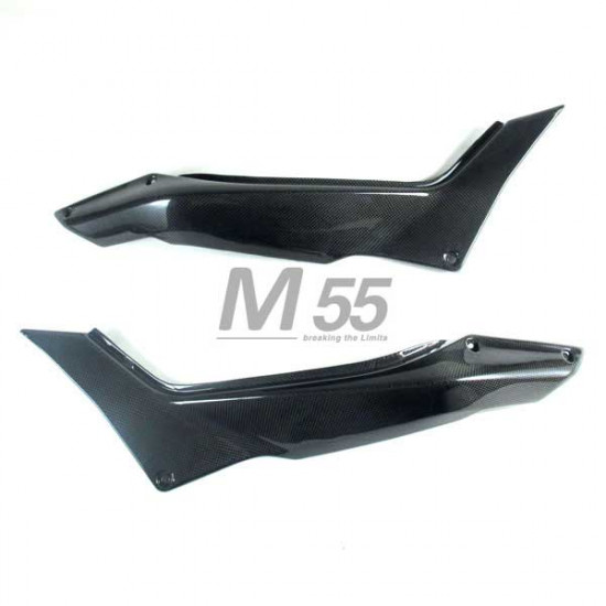 M55 Ducati Multistrada 1200s Carbon Fiber Underseat Side Strips - 2 pcs Glossy M55 Ducati Multistrada 1200s Carbon Fiber Underseat Side Strips - 2 pcs Glossy