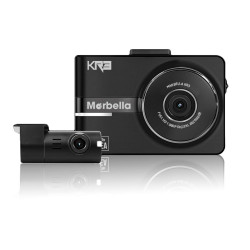 MARBELLA KR3S FHD Dual Dash Cam 24 Hours Recording Sony Exmor 32GB Memory