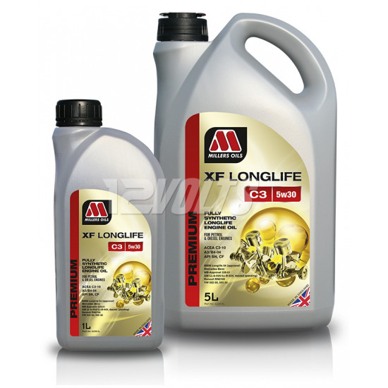 Millers Oils EE LONGLIFE C3 5W30 Fully Synthetic Engine Oil 5L