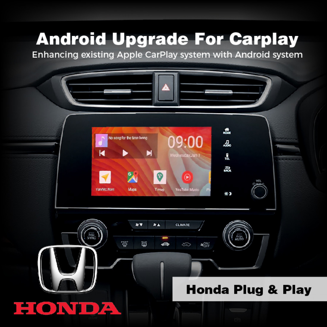Android Upgrade for HONDA Carplay Malaysia