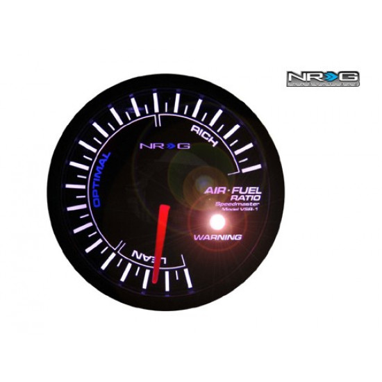 NRG High Performance 60Mm Gauges Air Fuel Ratio Meter