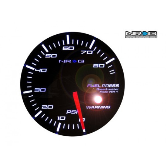 NRG High Performance Gauges Fuel Pressure Meter