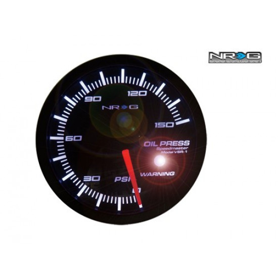 NRG High Performance Gauges Oil Pressure Meter