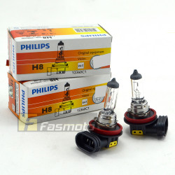 PHILIPS 12360C1 H8 OE Standard 12V 35W PGJ19-1 Single Filament Bulb 12V