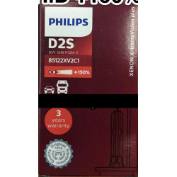 PHILIPS 85122XV2C1 D2S 4800K XENON Standard HID +150% Brighter Bulb(1 Piece)