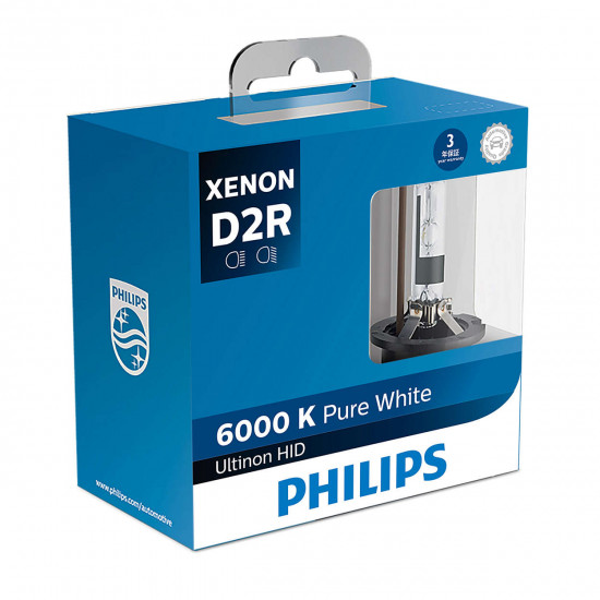 PHILIPS 85126WXX2 D2R 6000K XENON Standard HID Headlight Bulb (1 Pair) PHILIPS 85126WXX2 D2R 6000K XENON Standard HID Headlight Bulb (1 Pair)