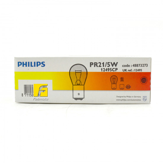 Philips 12495CP PR21/5W for Rear Fog Light, Stop light, Rear headlight