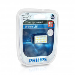 PHILIPS Ultinon T4, T10, FESTOON Multi Reading Room Light 6000K White Light 12V LED 129576000KB1 