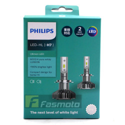 PHILIPS 11972ULX2 H7 Ultinon LED Head Light 6000K 12V (1 Pair)