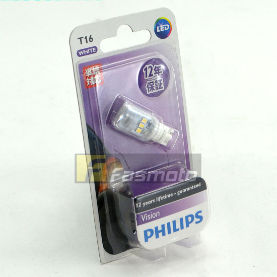 PHILIPS 12789LPBB1 T16 Vision LED White 6000K 180 Lm 12V PHILIPS 12789LPBB1 T16 Vision LED White 6000K 180 Lm 12V