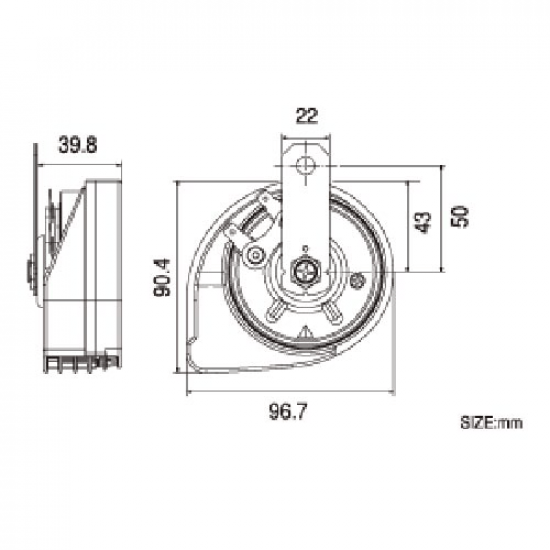PIAA HO-12 Dual Tone Slender Ultra Light Twin Horns 112dB 12V (400/500Hz) PIAA HO-12 Dual Tone Slender Ultra Light Twin Horns 112dB 12V (400/500Hz)