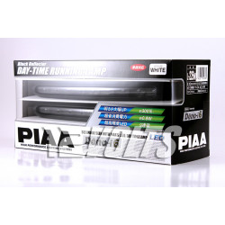 PIAA L-226W Deno-i 6 with 9 White LED Black Reflector Daytime Running Lamp DRL