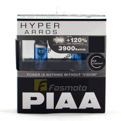 PIAA HE-909 3900K HB3 9005 Hyper Arros Halogen Light Bulb 12V 60W Twin Pack