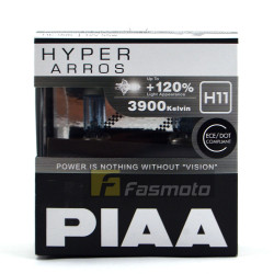 PIAA HE-910 3900K HB4 9006 Hyper Arros Halogen Light Bulb 12V 51W Twin Pack