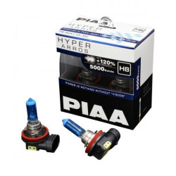 PIAA HE-924 5000K H8 Hyper Arros Halogen Light Bulb 35W (ONE PAIR)