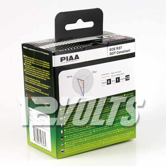 PIAA HE-826 3600K HB4 Night Tech Halogen Light Bulbs 12V 55W Twin Pack
