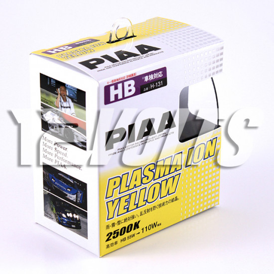 PIAA H-476 2500K H8 Plasma Ion Yellow Halogen Light Bulbs 12V 35W Twin Pack