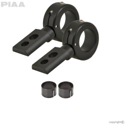PIAA 360 Universal Mounting Bracket Fits 1-1/2 & 1-3/4 Inch Bars or Tubes (Black)