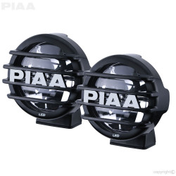 PIAA LP550 DK555BXG 6000K 5" White LED Driving Light Kit 12V 14W ECE SAE 1 Pair