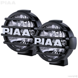 PIAA LP570 DK575BWG 6000K 7" White LED Driving Light Kit 12V 18W ECE SAE 1 Pair
