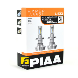 PIAA LEH130E H4 Hyper Arros All Weather Edition 4000K LED