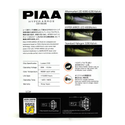 PIAA LEH131E HB3, HB4, HIR1 Hyper Arros All Weather Edition 4000K LED