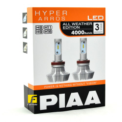 PIAA LEH132E H8, H11, H9, H16 Hyper Arros All Weather Edition 4000K LED