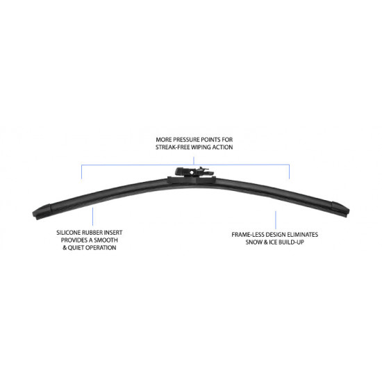PIAA Si-Tech Flat Silicone Wiper PIAA Si-Tech Flat Silicone Wiper