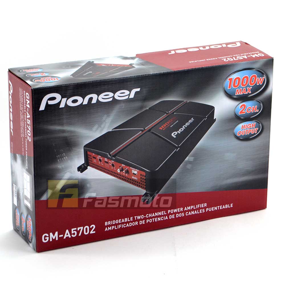 Amplificatore Auto Pioneer GM-A5702 Da 1000W - 2 Canali, Collegabile A Ponte, Alta Potenza Per Autoradio - Foto 2