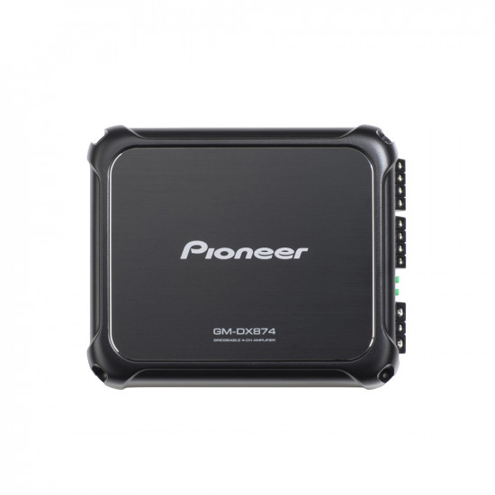 Pioneer GM-DX874 Class FD 4 Channel Amplifier Bass Boost Remote 100W x 4 at 4 ohm, Max 1,200W (High Res Audio Supported) Pioneer GM-DX874 Class FD 4 Channel Amplifier Bass Boost Remote 100W x 4 at 4 ohm, Max 1,200W (High Res Audio Supported)