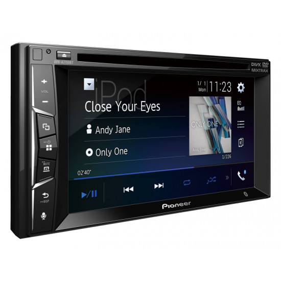 Pioneer AVH-A2150BT 6.2" Double DIN Full HD Bluetooth DVD CD USB Car AV Receiver