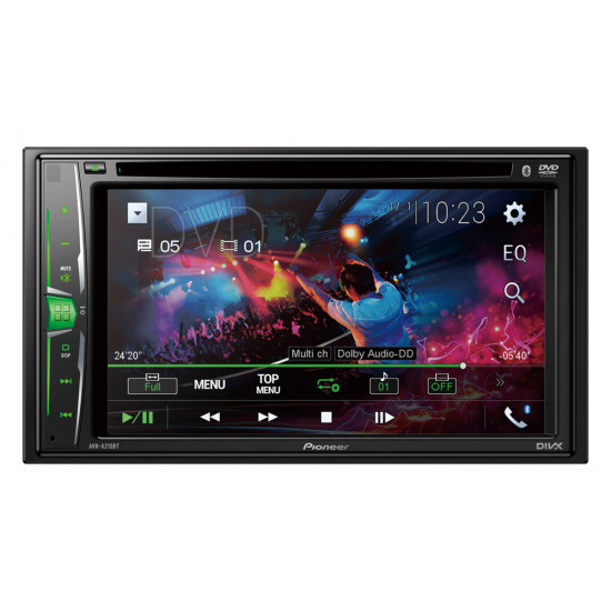 Pioneer AVH-A215BT 6.2" Double DIN DVD CD AV Receiver with Bluetooth