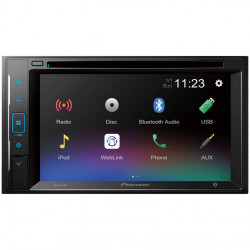 Pioneer AVH-A245BT 6.2" Double DIN DVD CD AV Receiver with Weblink Cast and Bluetooth