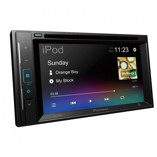 Pioneer AVH-A245BT 6.2" Double DIN DVD CD AV Receiver with Weblink Cast and Bluetooth