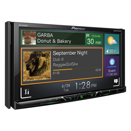 Pioneer AVH-A5150BT 7" Double DIN Full HD Bluetooth DVD CD USB Car AV Receiver Pioneer AVH-A5150BT 7" Double DIN Full HD Bluetooth DVD CD USB Car AV Receiver