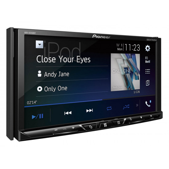 Pioneer AVH-A5150BT 7" Double DIN Full HD Bluetooth DVD CD USB Car AV Receiver