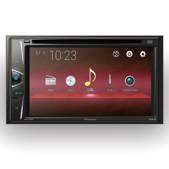Pioneer AVH-G115DVD Double DIN DVD Multimedia Receiver 2 RCA Preouts Pioneer AVH-G115DVD Double DIN DVD Multimedia Receiver 2 RCA Preouts
