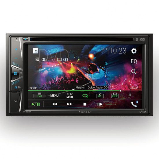 Pioneer AVH-G215BT Double DIN DVD Bluetooth Multimedia Receiver 2 RCA Preouts Pioneer AVH-G215BT Double DIN DVD Bluetooth Multimedia Receiver 2 RCA Preouts