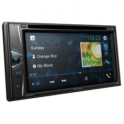 Pioneer AVH-G225BT 6.2" Double DIN DVD Bluetooth Multimedia Receiver 2 RCA Preouts