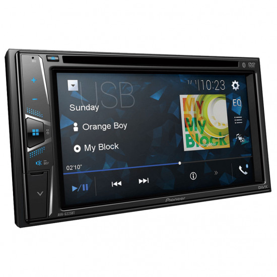 Pioneer AVH-G225BT 6.2" Double DIN DVD Bluetooth Multimedia Receiver 2 RCA Preouts