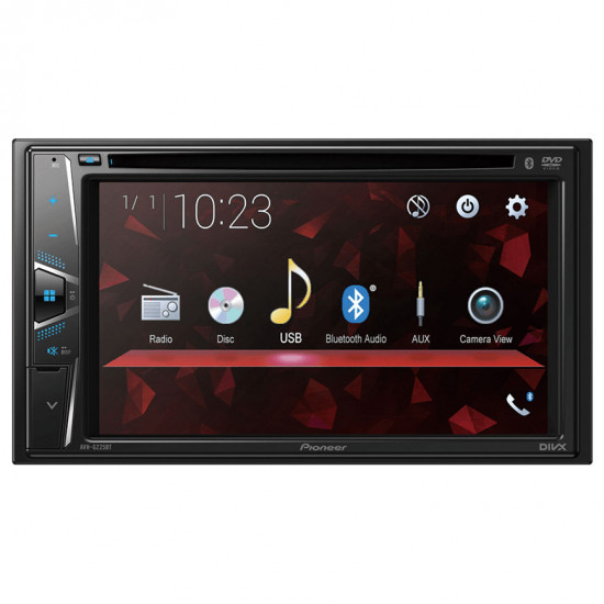 Pioneer AVH-G225BT 6.2" Double DIN DVD Bluetooth Multimedia Receiver 2 RCA Preouts Pioneer AVH-G225BT 6.2" Double DIN DVD Bluetooth Multimedia Receiver 2 RCA Preouts