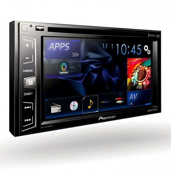 Pioneer AVH-X1750DVD 6.2" Double DIN DVD CD USB Car Stereo AV Receiver MIXTRAX Pioneer AVH-X1750DVD 6.2" Double DIN DVD CD USB Car Stereo AV Receiver MIXTRAX